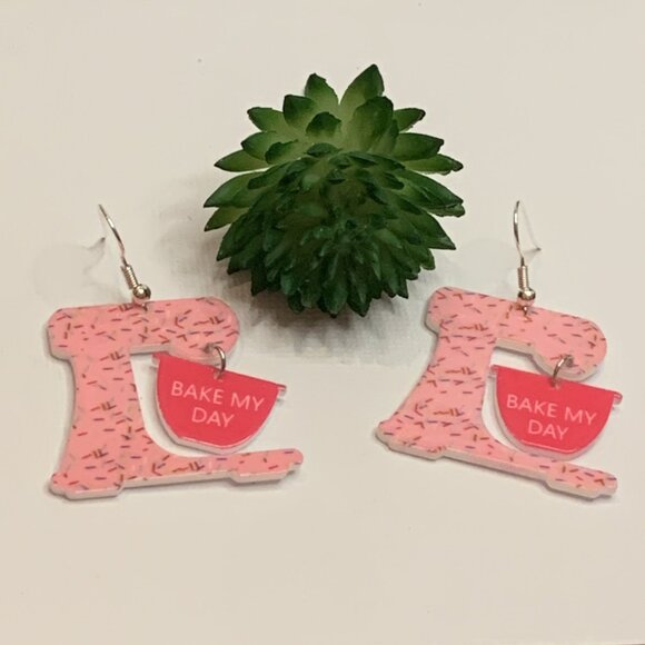 Baking Earring, Cook Earring, Chef Earring, Funny Food Earring, Gift Idea, Bake - Picture 2 of 7